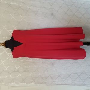 Adrianna Papell V-Neck Pink Sleeveless Dress Size 22W